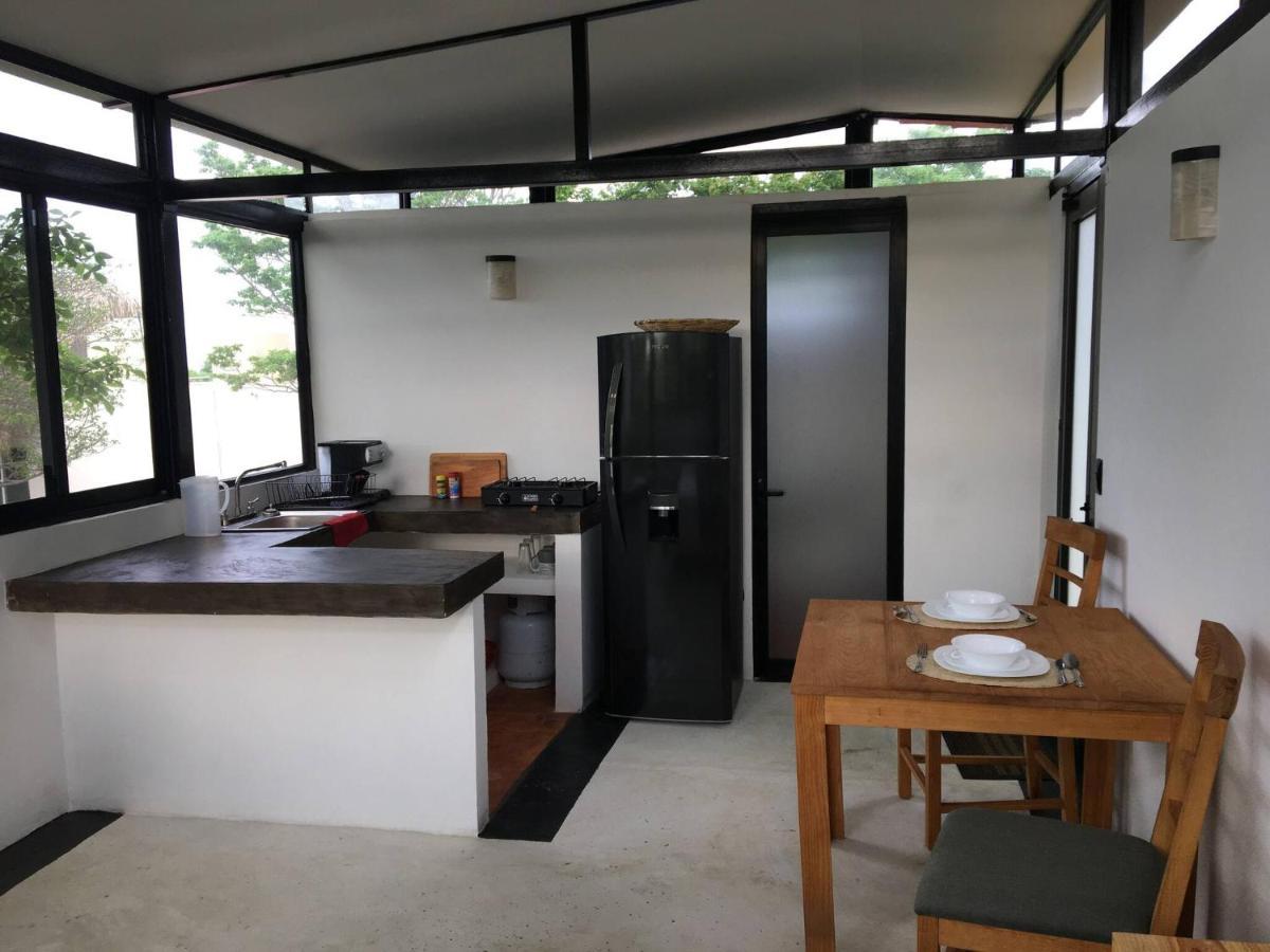 Cuatunalco Bungalow Doble Con Vista Parcial Al Mar, Cocina Completaヴィラ エクステリア 写真