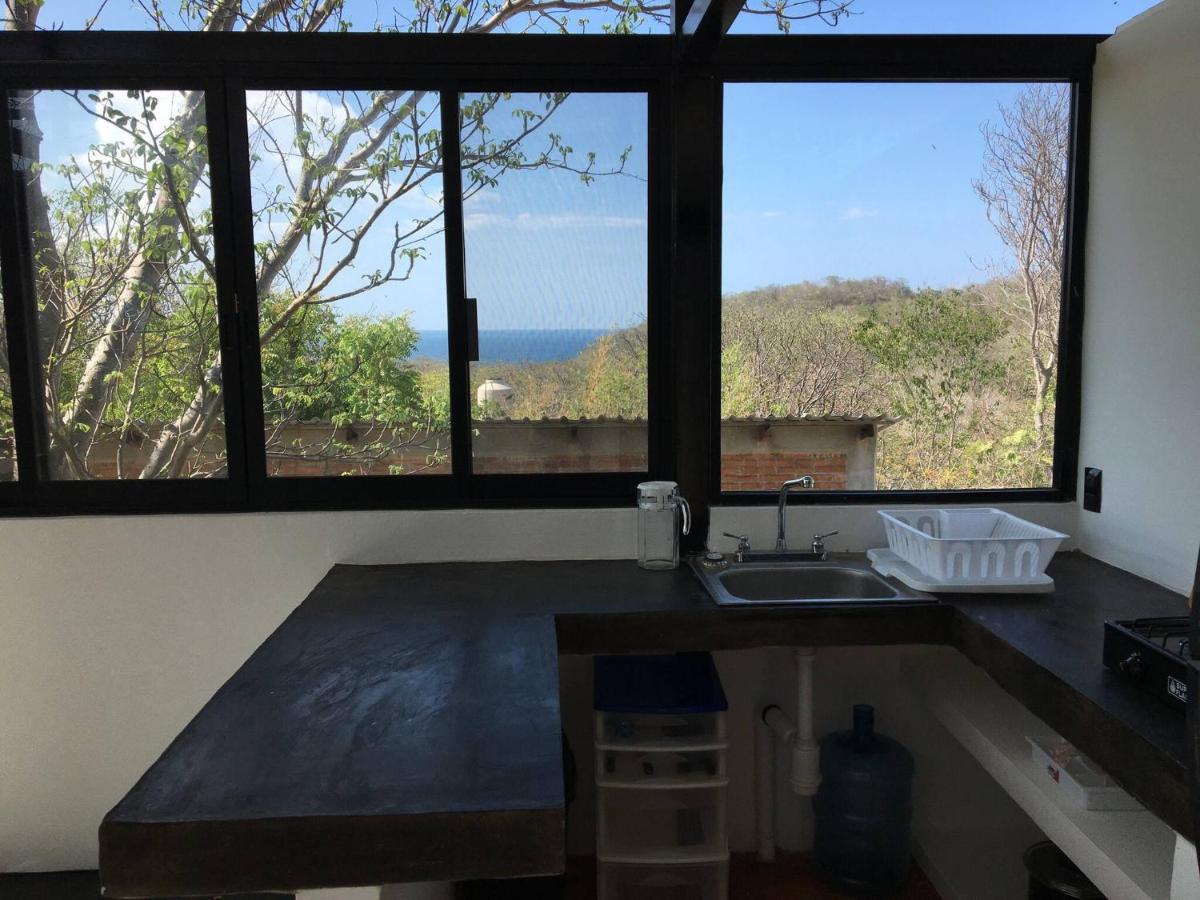 Cuatunalco Bungalow Doble Con Vista Parcial Al Mar, Cocina Completaヴィラ エクステリア 写真